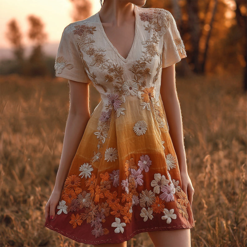 A Vintage Style Dress with Delicate Timeless Details