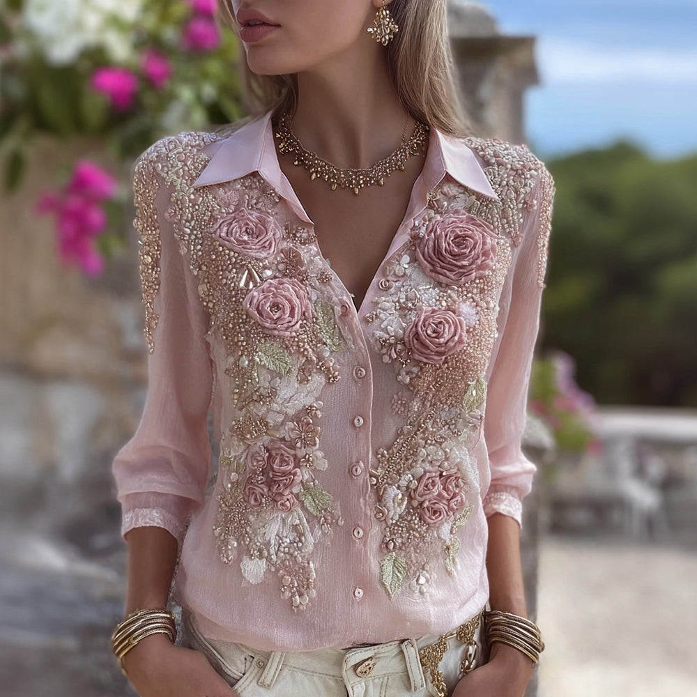 Timeless Vintage Style Blouse