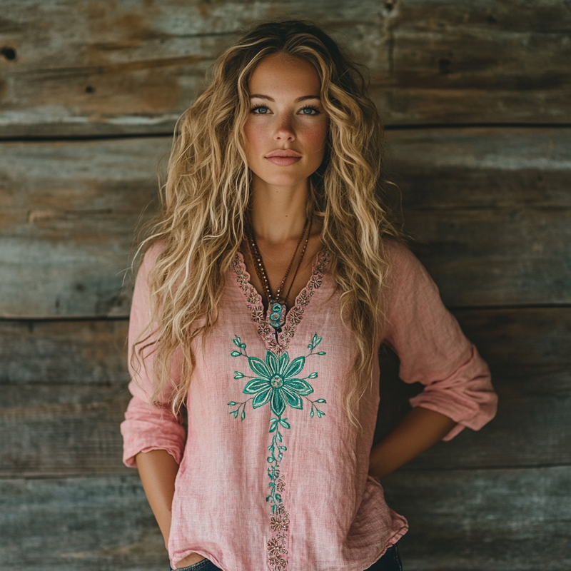 Timeless Vintage Style Blouse