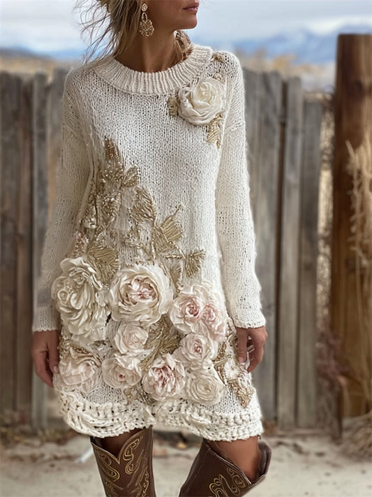 Vintage Inspired Sweater with a Contemporary Edge