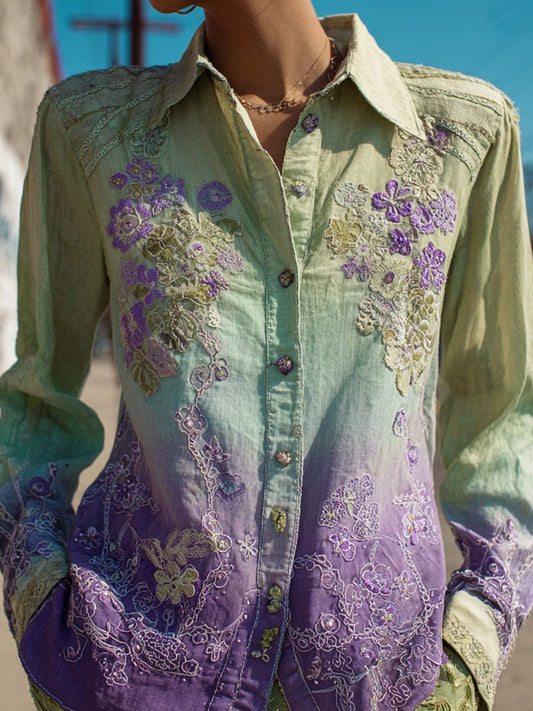 Purple green