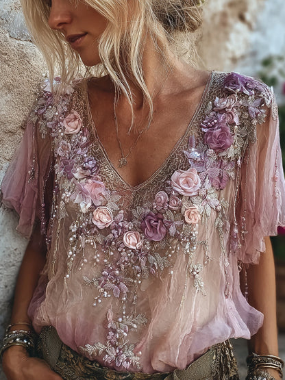 Timeless Vintage Style Top