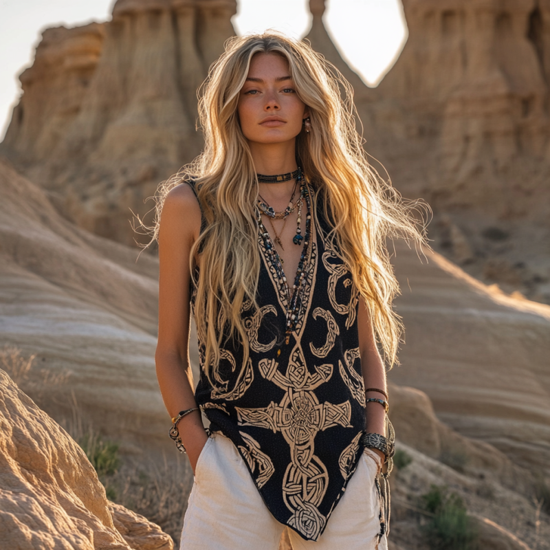 Timeless Vintage Style Top