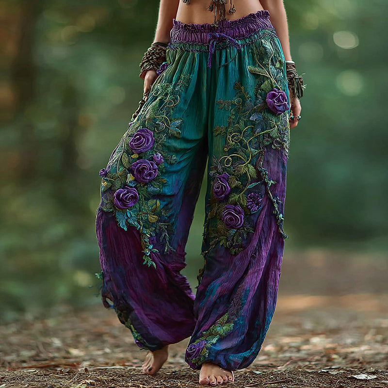 A Vintage Style Pants with Delicate Timeless Details