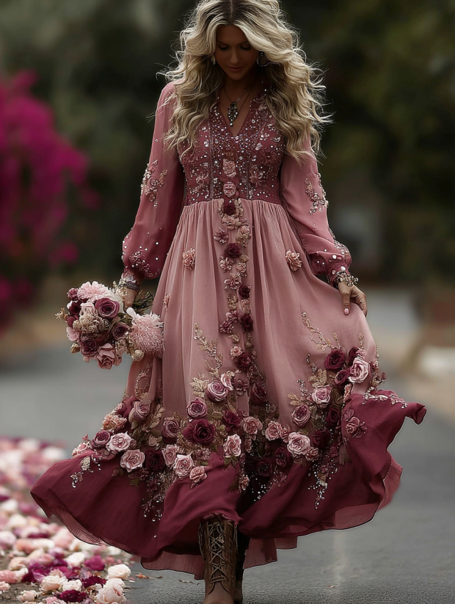 A Vintage Style Dress with Delicate Timeless Details