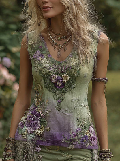 A Vintage Style Top with Delicate Timeless Details
