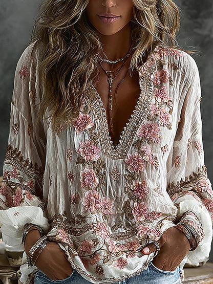 Timeless Vintage Style Top