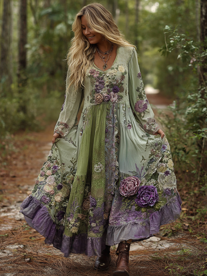 Classic Vintage Dress with a Flattering Fit