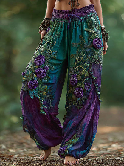 A Vintage Style Pants with Delicate Timeless Details