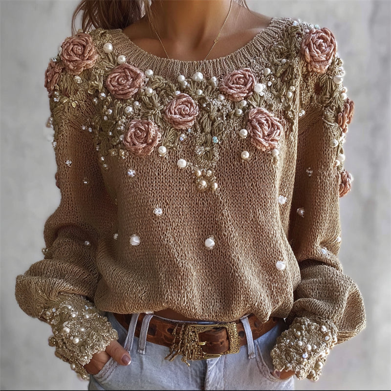 Vintage Inspired Sweater with a Contemporary Edge