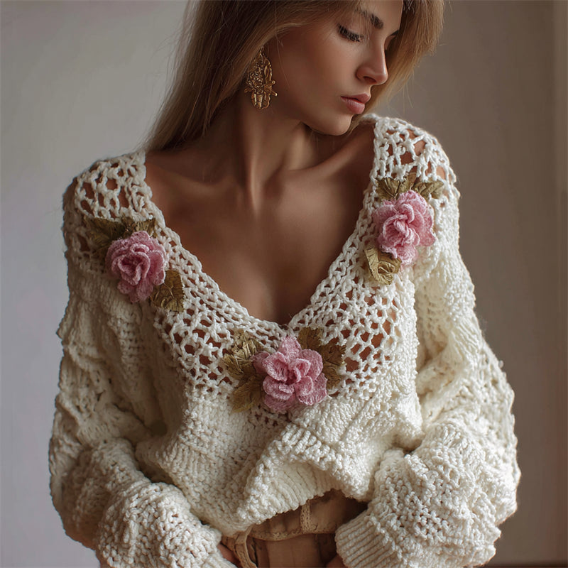 Gracefully Designed Sweater