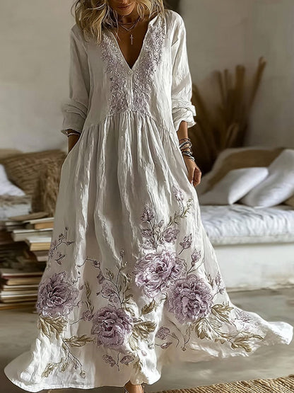 A Vintage Style Dress with Delicate Timeless Details