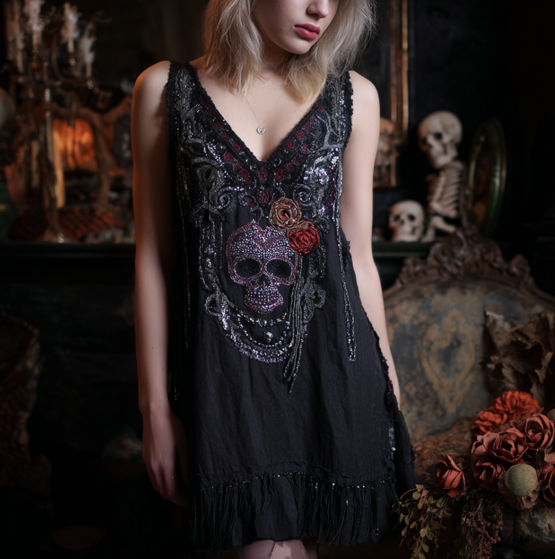 A Vintage Style Dress with Delicate Timeless Details
