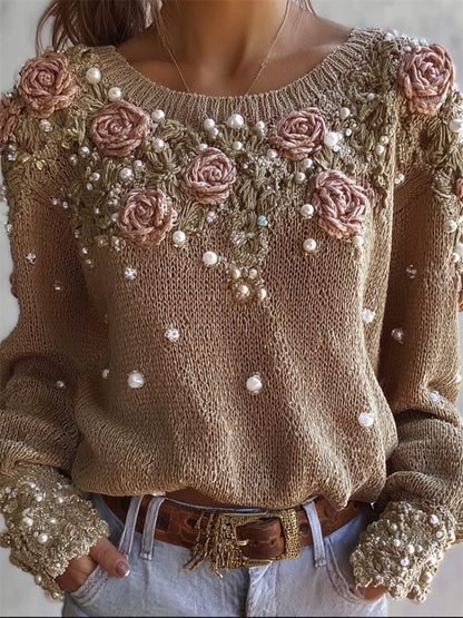 Vintage Inspired Sweater with a Contemporary Edge