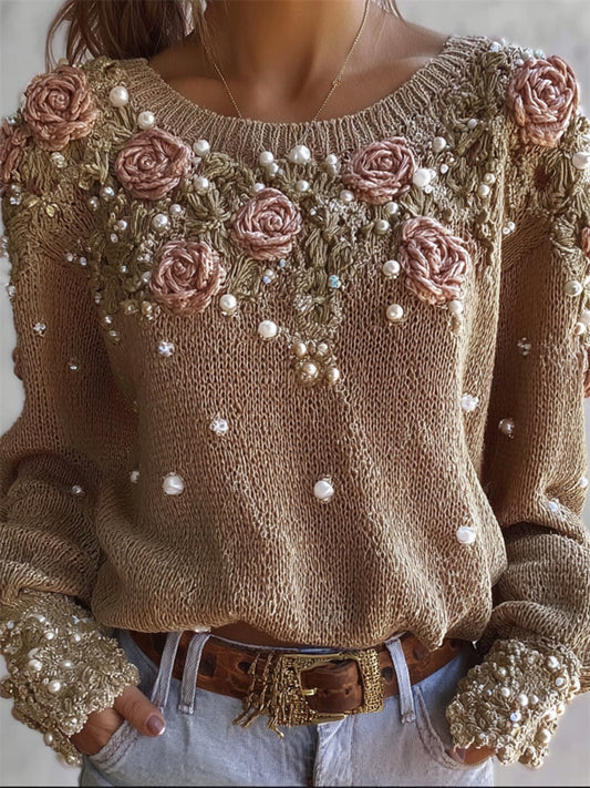 Vintage Inspired Sweater with a Contemporary Edge
