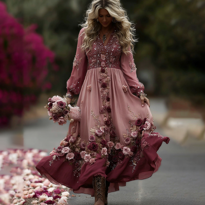 A Vintage Style Dress with Delicate Timeless Details