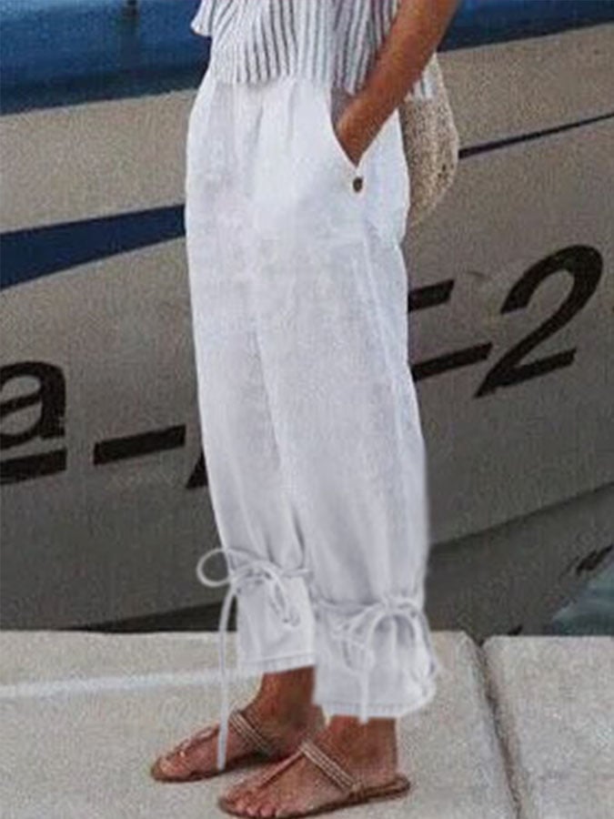 Cotton Pocket Lounge Pants