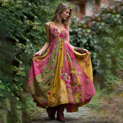 A Vintage Style Dress with Delicate Timeless Details
