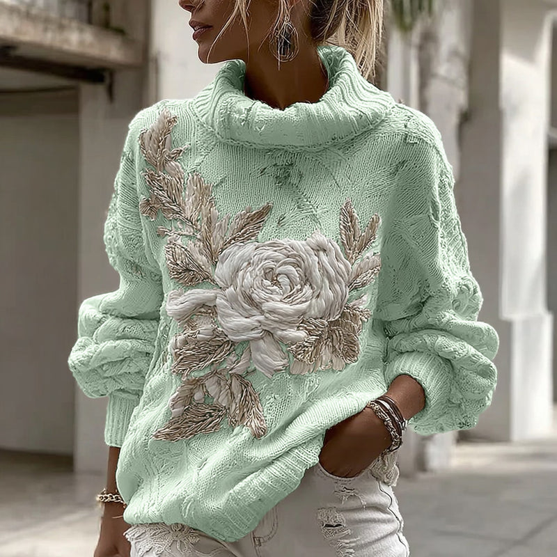 Well Tailored Sweater with a Graceful Silhouette