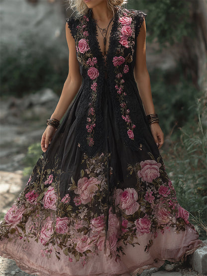 Classic Vintage Dress with a Flattering Fit