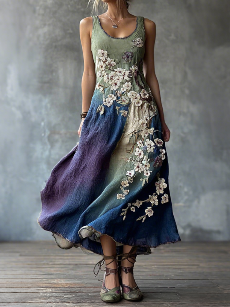 A Vintage Style Dress with Delicate Timeless Details