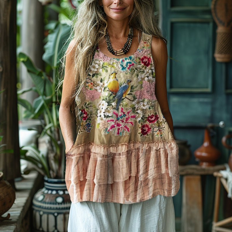 Timeless Vintage Style Top