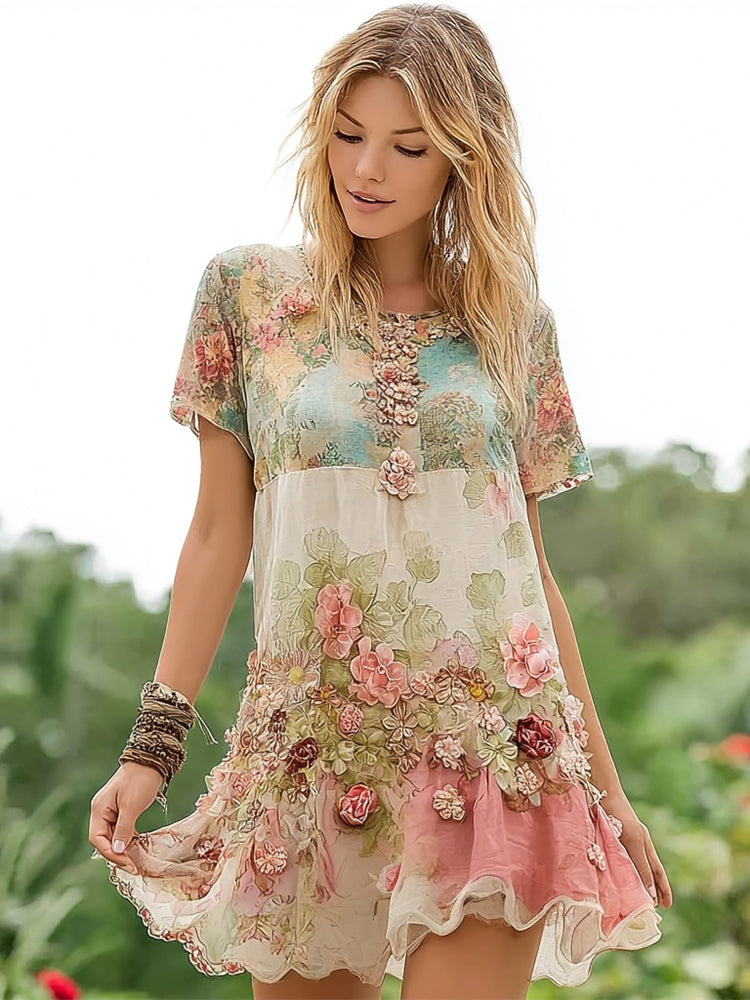 A Vintage Style Dress with Delicate Timeless Details