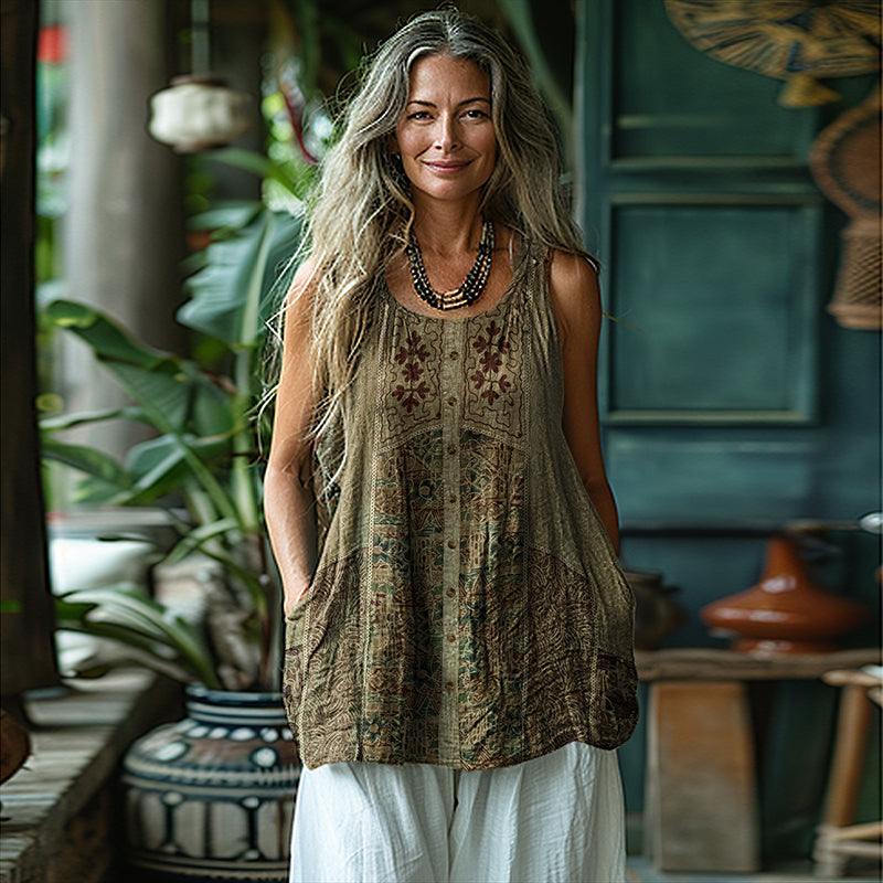 Timeless Vintage Style Top