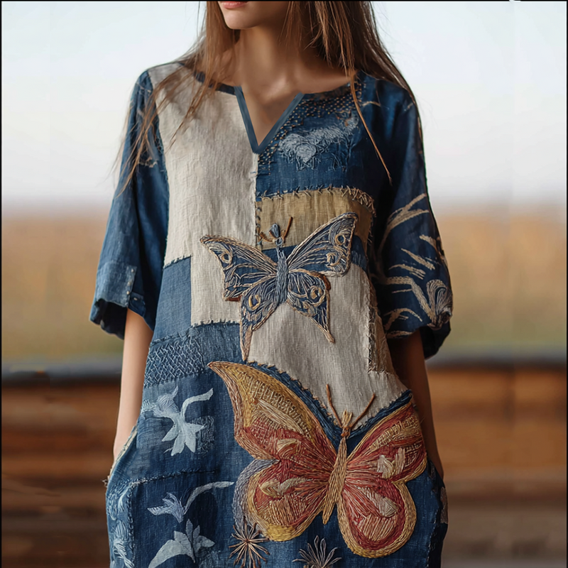 A Vintage Style Dress with Delicate Timeless Details