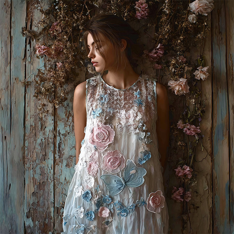 A Vintage Style Dress with Delicate Timeless Details