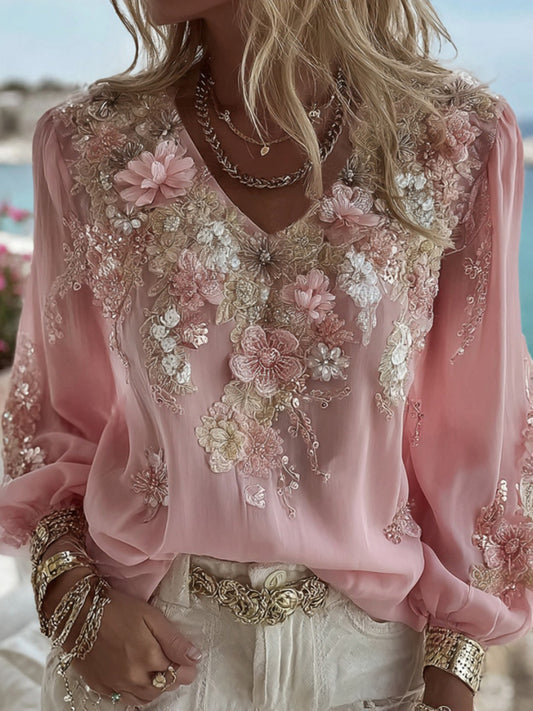 Timeless Vintage Style Blouse