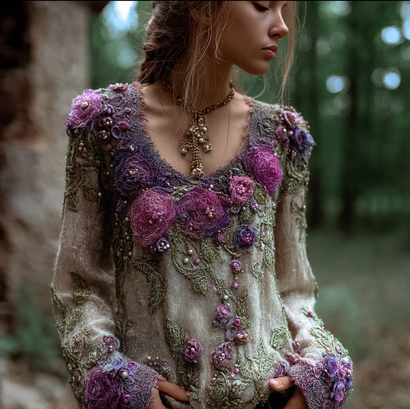 Timeless Vintage Style Top