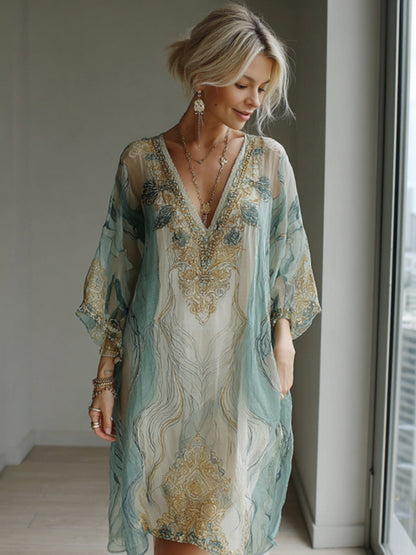 Classic Vintage Dress with a Flattering Fit