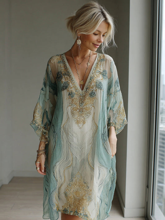 Classic Vintage Dress with a Flattering Fit