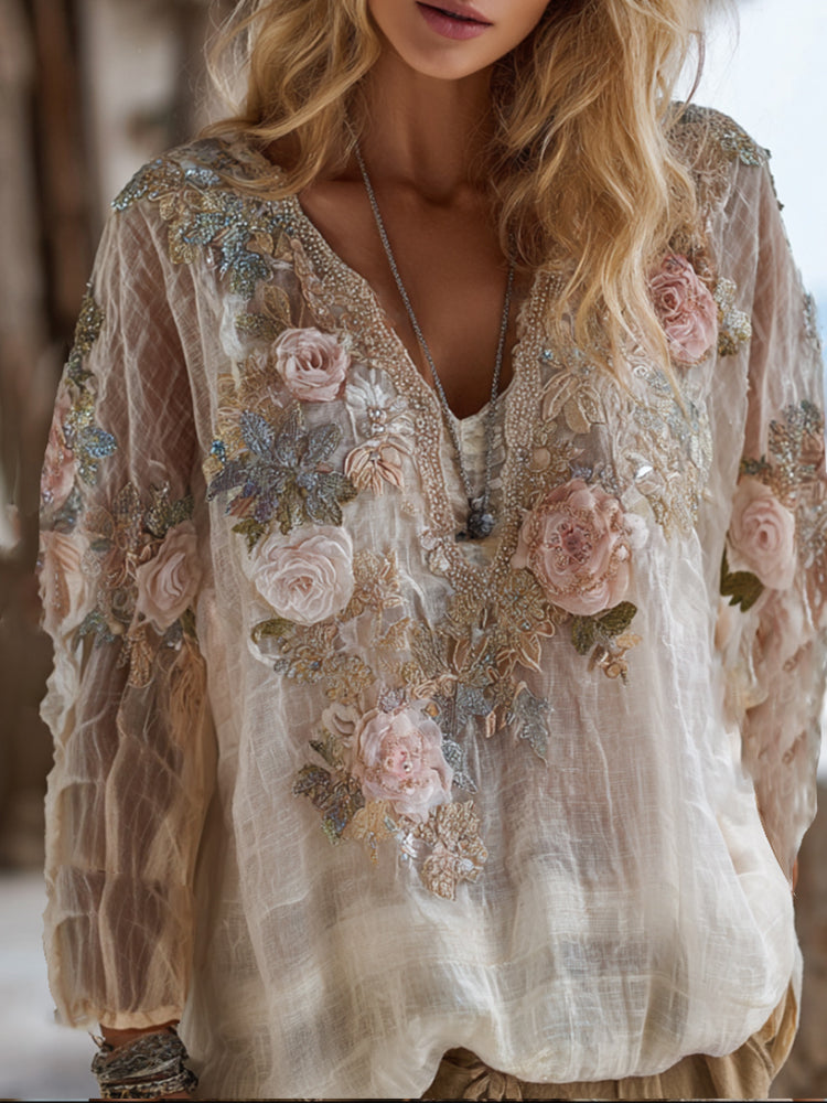 Timeless Vintage Style Top