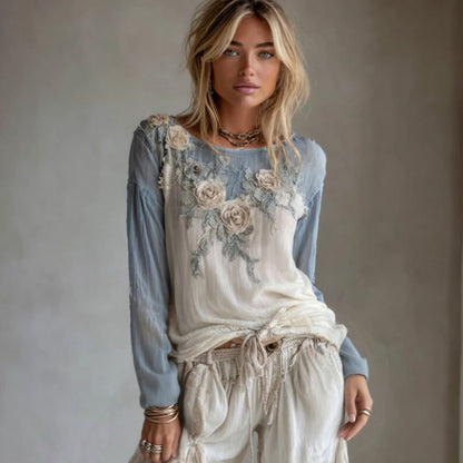 Blue white