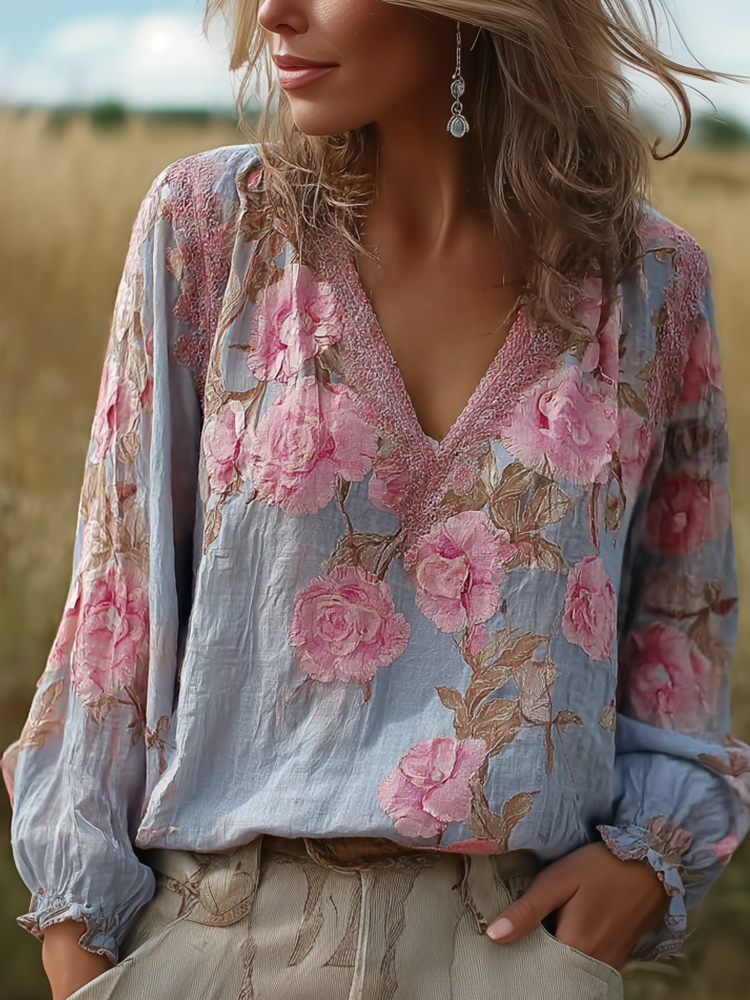 Timeless Vintage Style Top