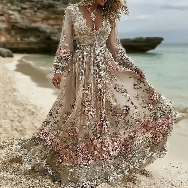 Classic Vintage Dress with a Flattering Fit