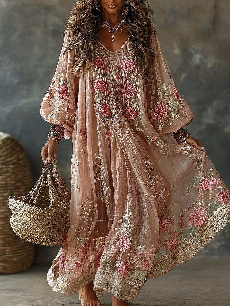 Classic Vintage Dress with a Flattering Fit