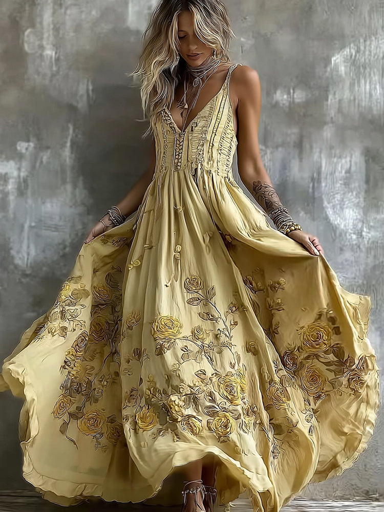 A Vintage Style Dress with Delicate Timeless Details