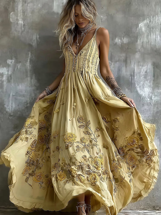 A Vintage Style Dress with Delicate Timeless Details