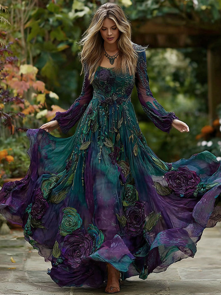 A Vintage Style Dress with Delicate Timeless Details