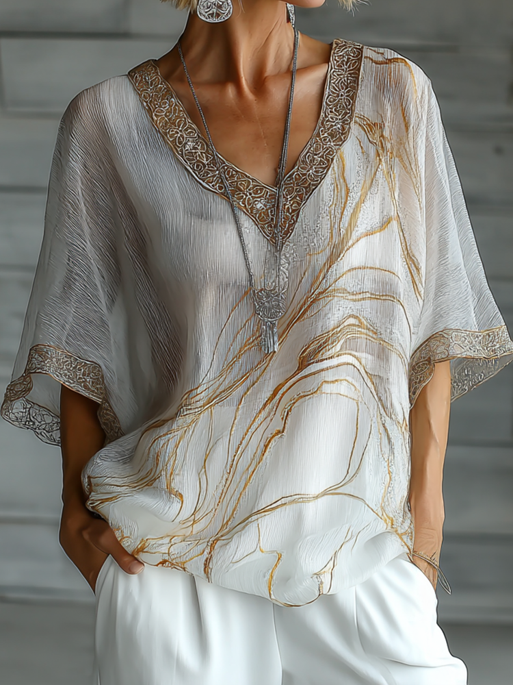 A Vintage Style T-Shirt with Delicate Timeless Details