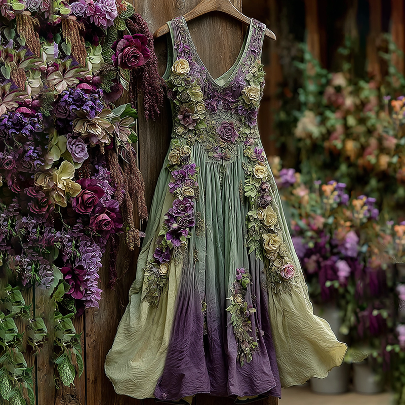 A Vintage Style Dress with Delicate Timeless Details