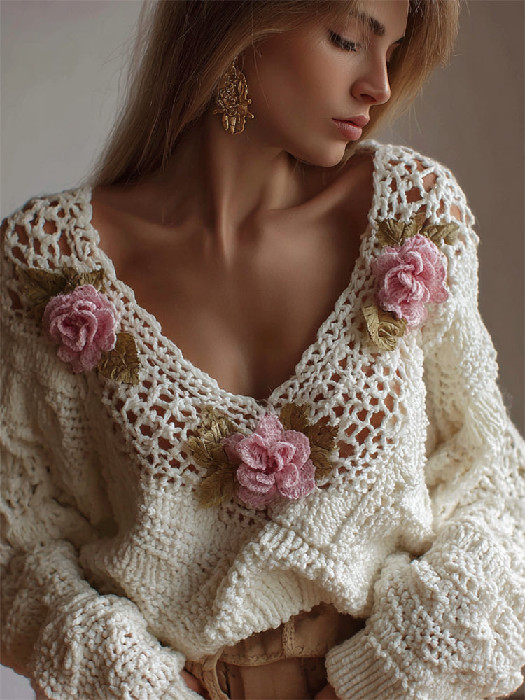 Gracefully Designed Sweater