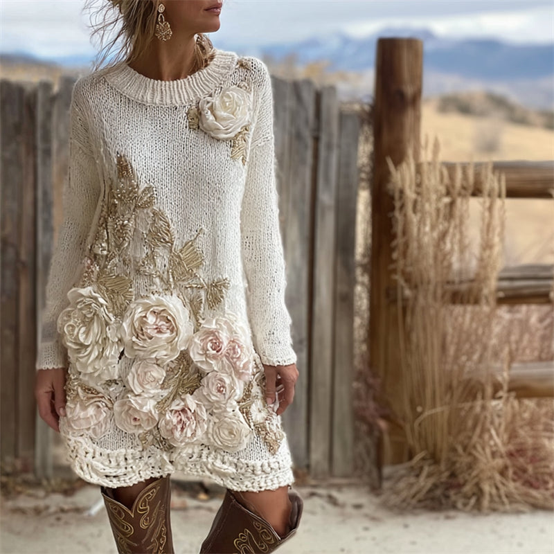 Vintage Inspired Sweater with a Contemporary Edge