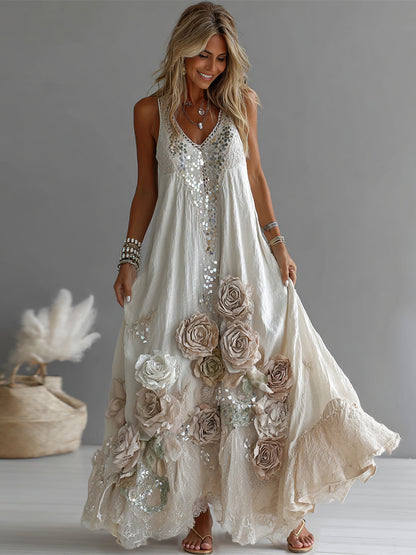 A Vintage Style Dress with Delicate Timeless Details
