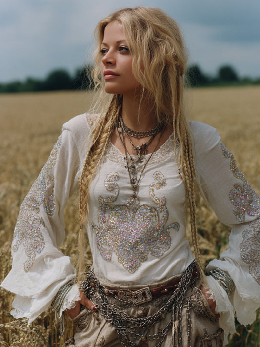 Timeless Vintage Style Top
