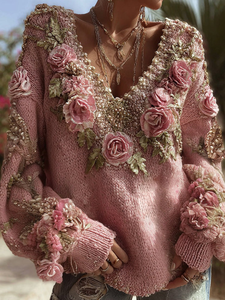 Gracefully Designed Sweater