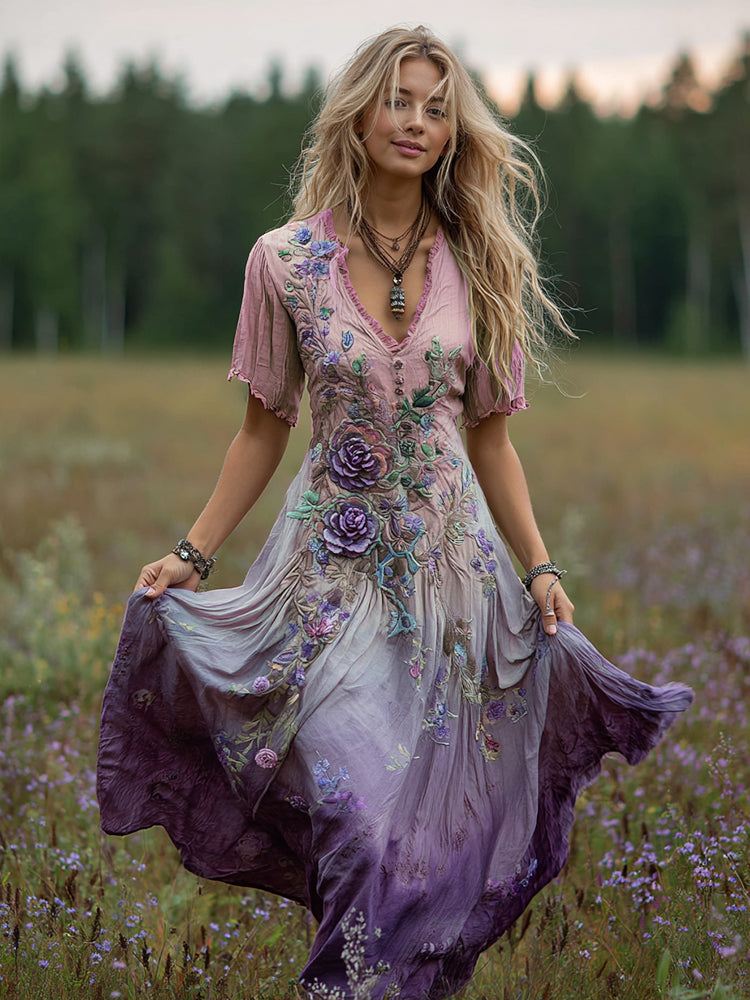 A Vintage Style Dress with Delicate Timeless Details